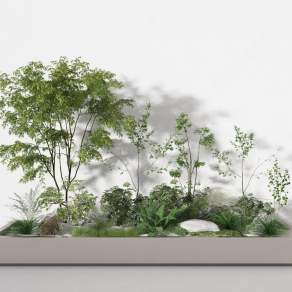 现代花坛3D模型下载